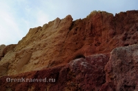 Обрыв Семицветка. Ноябрь 2012 года