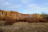 Обрыв Семицветка. Ноябрь 2012 года