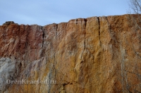 Обрыв Семицветка. Ноябрь 2012 года