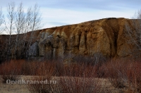 Обрыв Семицветка. Ноябрь 2012 года