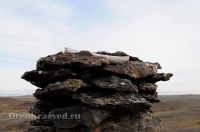 Окрестности горы Змеиной у посёлка Энбекши. Ноябрь 2012 года