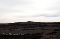 Окрестности горы Змеиной у посёлка Энбекши. Ноябрь 2012 года