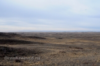 Окрестности горы Змеиной у посёлка Энбекши. Ноябрь 2012 года