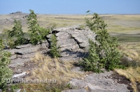 Карабутакский гранитный массив (скалы Шонкал). Июль 2012 года