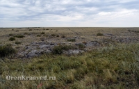 Карстовое поле и мраморный лог у Юбилейного. Июль 2012 года