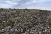 Карстовое поле и мраморный лог у Юбилейного. Июль 2012 года