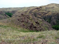 Аулганское ущелье. Июль 2012 года