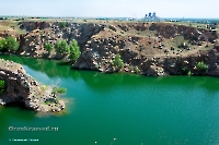 Аккермановский отработанный никелевый карьер. Июнь 2023 года