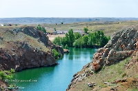 Аккермановский отработанный никелевый карьер. Июнь 2023 года