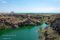 Аккермановский отработанный никелевый карьер. Июнь 2023 года