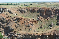 Аккермановский отработанный никелевый карьер. Июнь 2023 года