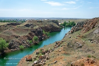 Аккермановский отработанный никелевый карьер. Июнь 2023 года