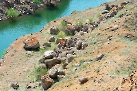 Аккермановский отработанный никелевый карьер. Июнь 2023 года