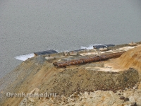 Геологический разрез Гайского колчеданного месторождения (в отработанном карьере № 2). Июль 2012 года