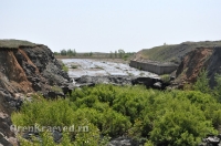 Проран-водосброс Кумакского водохранилища