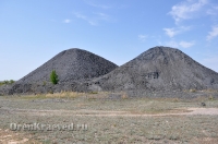 Террикон шахты Новокапитальная. Май 2012 года