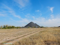 Террикон шахты Новокапитальная. Август 2023 года