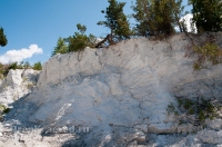 Разрез Болотовского маршаллитового карьера. Июль 2012 года