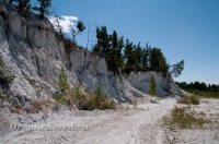 Разрез Болотовского маршаллитового карьера. Июль 2012 года