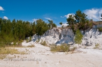 Разрез Болотовского маршаллитового карьера. Июль 2012 года