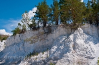 Разрез Болотовского маршаллитового карьера. Июль 2012 года