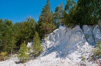 Разрез Болотовского маршаллитового карьера. Июль 2012 года