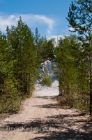 Разрез Болотовского маршаллитового карьера. Июль 2012 года