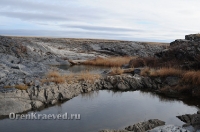 Мраморный плес реки Каменки (озеро Холодное). Ноябрь 2012 года
