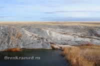 Мраморный плес реки Каменки (озеро Холодное). Ноябрь 2012 года