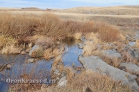 Мраморный плес реки Каменки (озеро Холодное). Ноябрь 2012 года