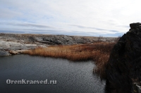 Мраморный плес реки Каменки (озеро Холодное). Ноябрь 2012 года