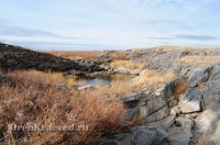 Мраморный плес реки Каменки (озеро Холодное). Ноябрь 2012 года