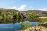 Иссергужинские утесы на реке Кумак