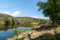 Иссергужинские утесы на реке Кумак