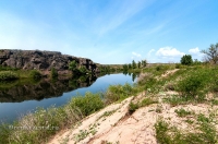 Каменские утесы на реке Кумак