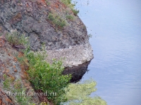 Утес на реке Урал в Скалистом (Скалистый Яр)