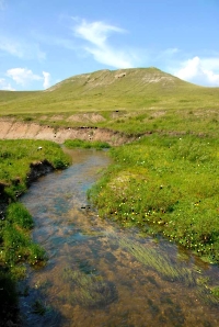Гора Порпандо и ручей Услы