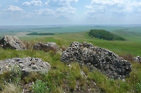 На вершине горы Медвежий Лоб