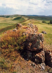 Синие камни