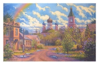 Вид на Дмитриевскую церковь