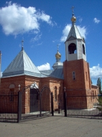 Храм святых бессребреников Космы и Дамиана пос. Каргала