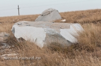 Айдырлинское месторождение мрамора. Июль 2012 года