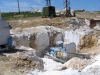 Карьер ОАО «ЭМА» — северная часть Айдырлинского месторождения мрамора