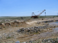 Карьер ОАО «Оренбургэнерго» — южная часть Айдырлинского месторождения мрамора