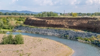 Обрыв берега реки Сакмара у села Жёлтое