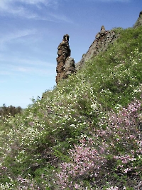 Скала на устье Ижбулгана