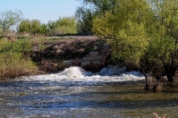 «Труба» на реке Большой Кумак. Май 2014 года