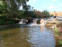 Водопады на реке Янгиз