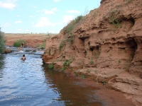 Водопады на реке Янгиз