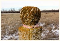 Старое кладбище со стелой-кулпытасом близ села Буранчи